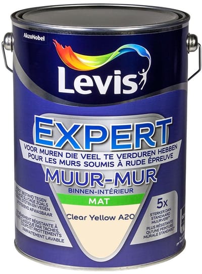 Levis - Expert Muur Binnen Mix - Clear Yellow A20 - Mengverf - 5 L