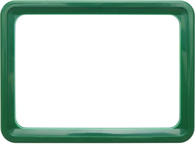 PrimeMatik - Frame voor borden en posters A3 427x304mm groen voor bewegwijzering