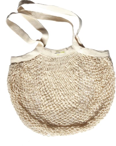 Sakwabag Eco Shopper - Biologisch katoen - 1 stuk - Herbruikbare tas - Milieuvriendelijke - Zero Waste