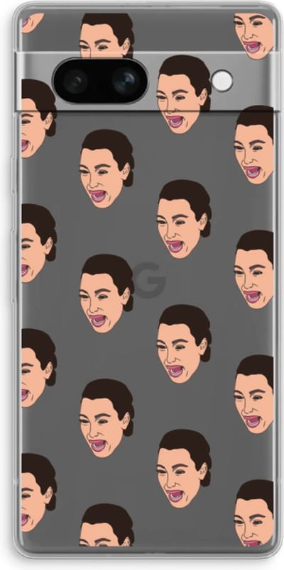 Case Company® - Hoesje geschikt voor Google Pixel 7A hoesje - Ugly Cry Call - Soft Cover Telefoonhoesje - Bescherming aan alle Kanten en Schermrand