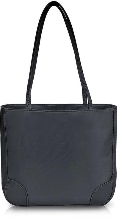 Allecto - Handtas - Oxford Cloth - Ideaal voor werk en reizen - Wit/zwart - Ruime schoudertas - Perfect voor dagelijks gebruik