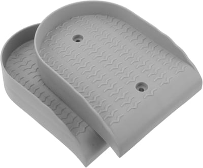 Vervangende Pedalen - Voetsteunen Fitness - Crosstrainer Training - Antislip Ontwerp - 20x15x5 cm - Lichtgrijs