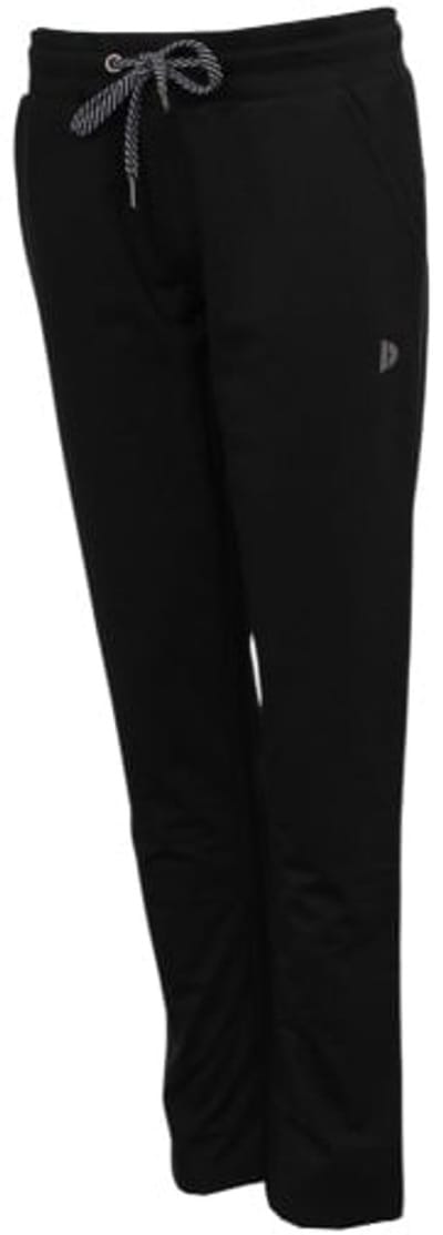 Donnay - Stretch Joggingbroek met rechte pijp (Nadia) - Sportbroek - Dames - Black (020) - maat S