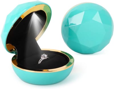 LED Verlichte Juwelendoos voor Sieraden - Fluwelen Ring Box en Geschenkdoos voor Vrouwen