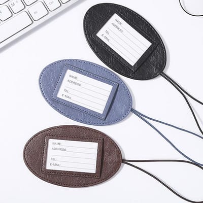 3 Stuks Ovale Elastische Elastische Multifunctionele Draagbare Kaarthouder Reizen Anti-verlies Identiteitskaart Case en Bagage Informatiebord