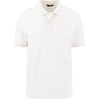 Fynch-Hatton Polo Uni Color Compact Cotton New Off White / male