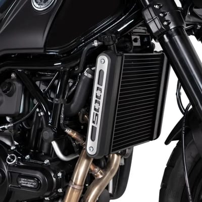 Motorfiets radiatorbeschermer nummerplaat 500 Barracuda Benelli Leoncino