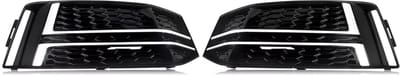 Grille - Voor Audi A4 B9 S-Line 2016-2018 - Auto accessoires - Mistlichtgrille - Zonder lampgat