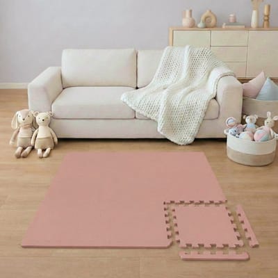9-delige Kinder Puzzelmat - TÜV-getest - 30x30 cm EVA Foam Tegels met Randen - Opvouwbare Speelmat met Antislip Oppervlak - Isolerende Vloermat voor Kinderkamer