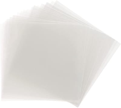 Plastic Vellen - Transparante Platen - Knutselprojecten - Beschermend Tissuepapier - 12 x 12 Inch - Transparant