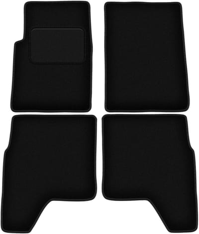 Zwarte veloursmatten voor: Hyundai Galloper off-road (1991-2003)