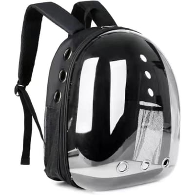 Nieuwe ruimtecapsule transparante kattentas ademende schouder huisdiertas draagbare kattentas Panoramic Style black
