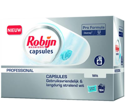 Robijn White Wasmiddel Capsules Pro Formula - 1 zak van 46 capsules