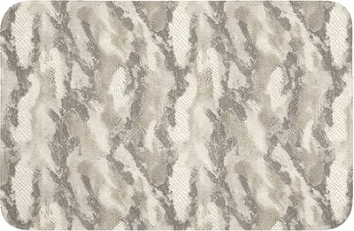 WC mat 60x40 cm - Antislip - Slang - Patroon - Taupe - Toiletmat - Vloermat - Douchemat - Toilet tapijt - Toiletmatten