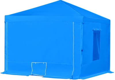 Draagbare spuitcabine, 115,35 x 115,35 x 71,26 inch spuittent met waterdichte hoes, opvouwbaar frame en dubbele gaasramen aan de zijkant voor voertuigen, meubels en motorfietsen