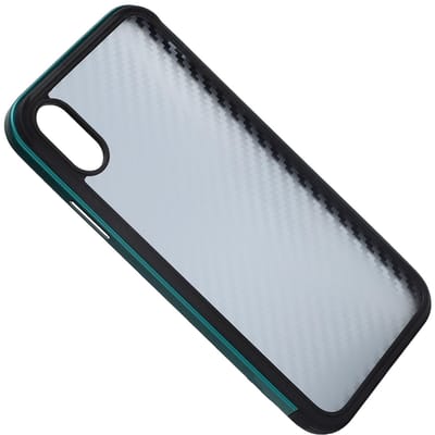 SULADA Mobiele Telefoonhoesjes Vezeltextuur Volledige Body Metalen Frame Telefoonhoes voor iPhone X XSDonkergroen