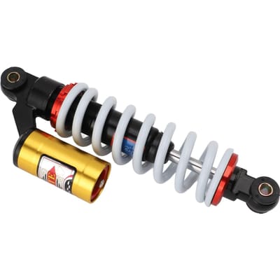 285mm Schokdemper Verstelbare Demping Veerstaal Vering Demper voor Motorfiets ATV Quad Dirt Bike Go Kart Scooter white