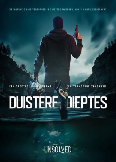 Unsolved: Duistere Dieptes | Coöperatief Moordraadsel - Escape Room voor thuis (1-8 spelers, leeftijd 16 +)
