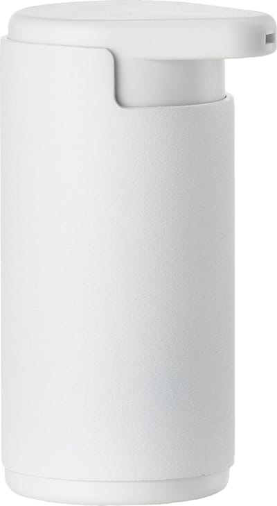 Zone Denmark Rim Zeepdispenser - Zeeppompje Vrijstaand - Zeeppomp voor Badkamer, Keuken & Toilet - Toilet & Badkamer Accessoires - 200 ml - 14,4 x 8,7 cm - Wit