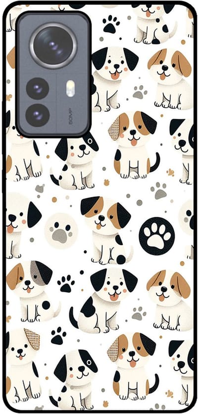 Smartphonica Telefoonhoesje Geschikt voor Xiaomi 12 Pro met honden opdruk - TPU backcover case dog design geschikt voor Xiaomi 12 Pro