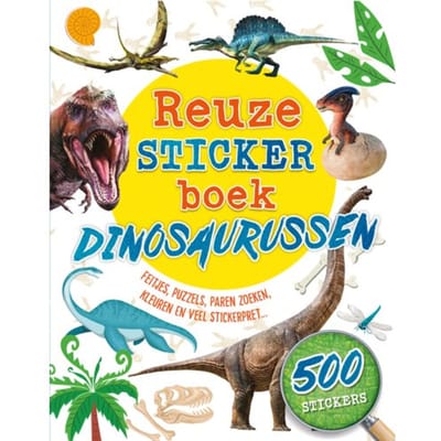 Reuzestickerboek Dinosaurussen - Reuzestickerboeken - Claire Sipi