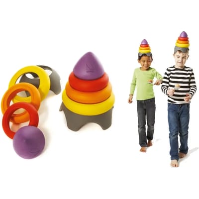 Gonge Clown Balanceerhoed - Leersysteem - Educatief Speelgoed - Motoriek