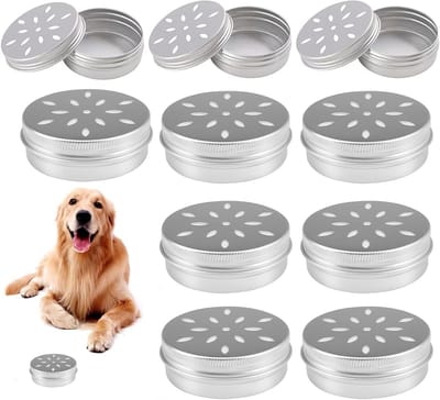 10 Stuks Aluminium Hondengeurdozen met Ventilatie voor Effectieve Hondentraining en Geurherkenning