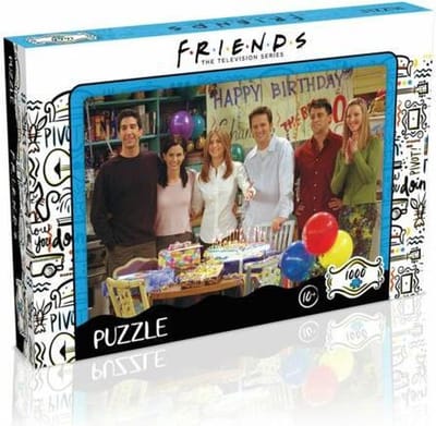 Winning Moves Puzzle - Friends Happy Birthday (1000 pieces) 2D Puzzels