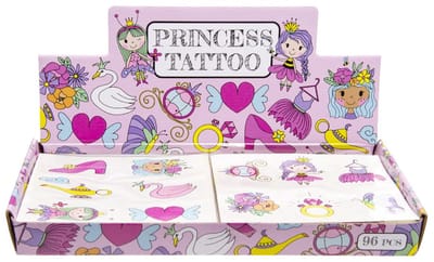 Duckiez Tattoo Vel Prinses - 96 stuks