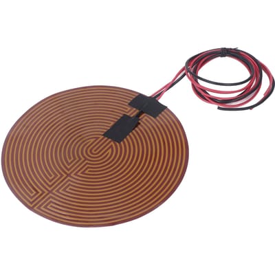 PI Verwarmingsfilm 220mm Diameter Snelle Verwarming Veilig 100K Thermistor Sterke Lijm PI Polyimide Film