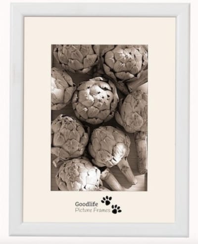 Fotolijst Merano 18x24 Wit - Normaal glas - 12 mm breed profiel - Goodlife Picture Frames