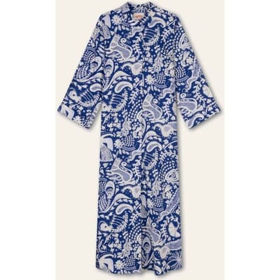Oilily Deepali Jurk- maat34 Royal Blauw