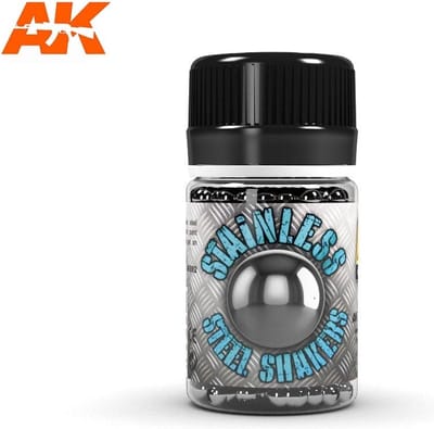 Stainless steel Shakers - 250pcs - AK-Interactive - AK-892