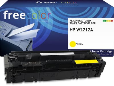 Freecolor - Vervangt HP 207A (W2212A) Toner - Geel - 1.250 pagina's - Compatible