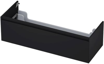 INK - Onderkast 1 Lade Greeploos Gelakt 45gr - 1200x450x350 Mm - Mat Zwart