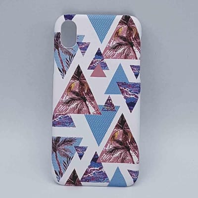 Geschikt voor IPhone XR – hoesje – triangle palms