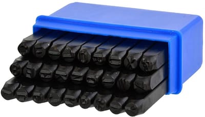 Metaal Stempel Set - Nummer Letter - Markeren Materialen - Carbon Staal - 5mm - Zilverkleurig