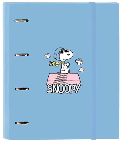 Safta Snoopy A4 100 Sheets 27x32x3.5 Cm Map Blauw Kinderen