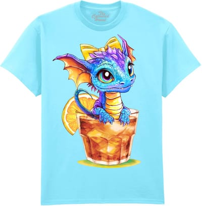 Draak Iced Tea Dragon The Coloured House T-shirt M