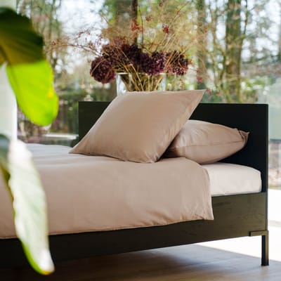 Kayori Kiyo Dekbedovertrek Tencel - 140x200-220 + 1 sloop - Eenpersoons - Taupe