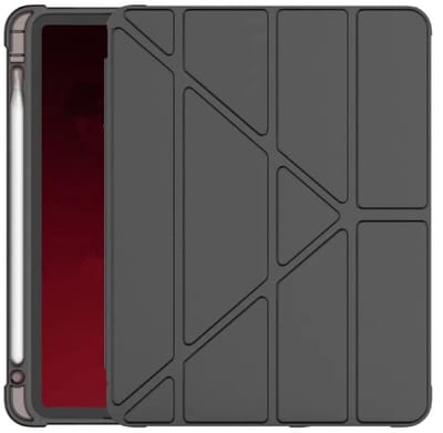 Smartcover - Tablethoesje - Plaats voor Pen - Auto/Wake functie - Zwart - Geschikt voor: Apple iPad Mini 7 (2024) / Mini 6 (2021) 8.3 Inch