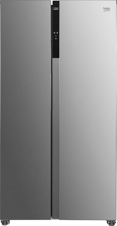 Side by Side koelkast - BEKO - GNO5323XPN - Geventileerd koud - Klasse D - 532 L - 177 x 91 x 67 cm - RVS