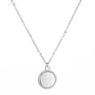 Bijoutheek Ketting Leo - Leeuw Zilver