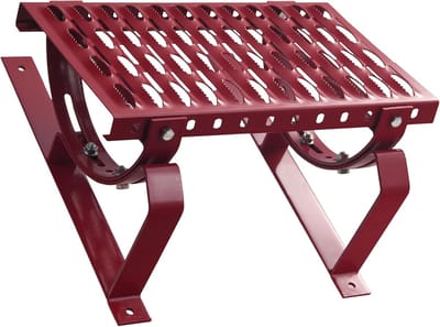 Daksteun Compleet - Schoorsteenplatform Loopvlak - Veilig Dak Werk - Thermisch Verzinkt Staal - 120 cm - Kers