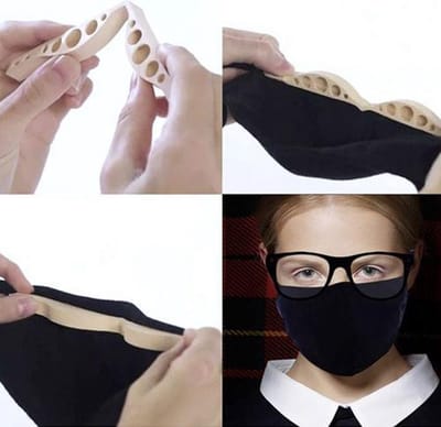 Silicone neusbrug | Anti condens wit