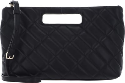 SEIDENFELT MANUFAKTUR Handtas Schoudertas Atna Oversize Clutch Black / Gold Zwart