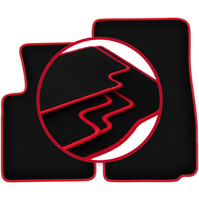 CARLUX-RED automatten voor: BMW Z4 E85 cabriolet (2002-2008)