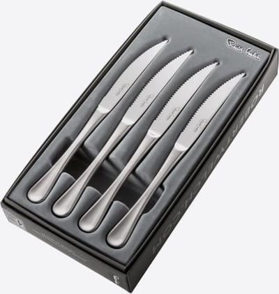 Robert Welch RW2 set van 4 steakmessen uit rvs mat 24cm