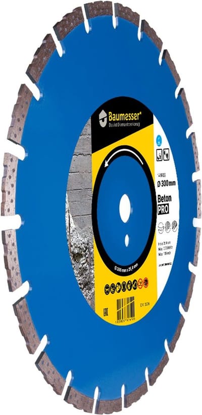 Diamantschijf 400 mm Beton pro x asgat 25,4 mm DIAMOND CUTTING BLADE 1A1RSS 400 BETON PRO