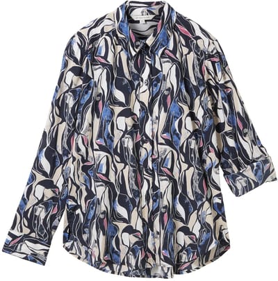Tom Tailor - Blouse met patroon - Maat 36 - organic shapes design